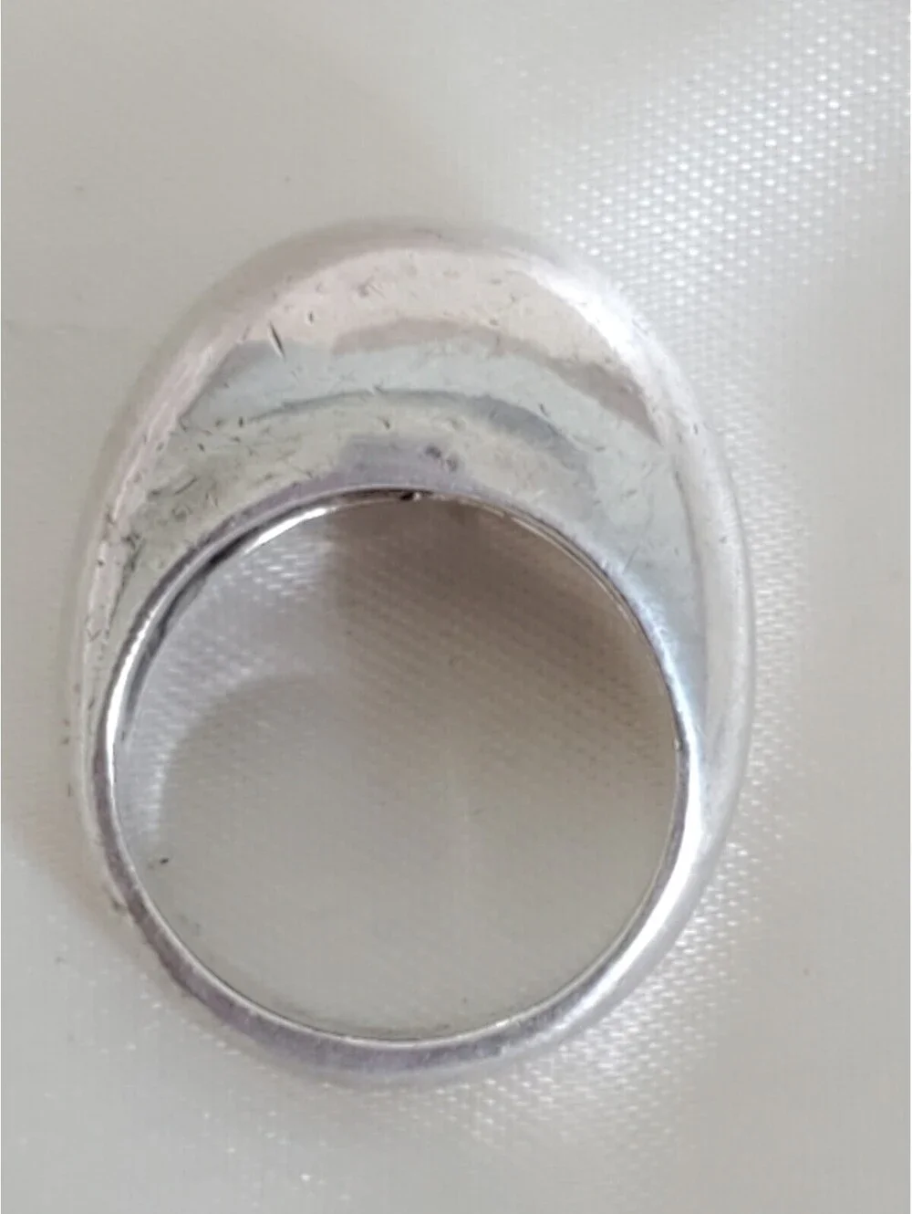 Vintage Sterling Silver Chunky Dome Ring